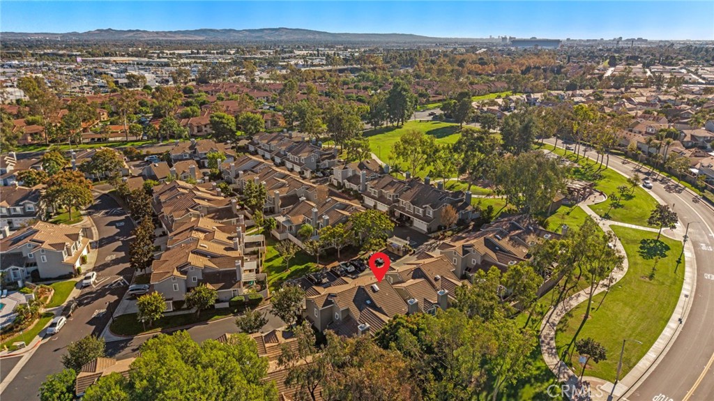 13615 Almond Street Tustin, CA 92782 - Photo 48 of 54 an aerial view of residential houses with outdoor space