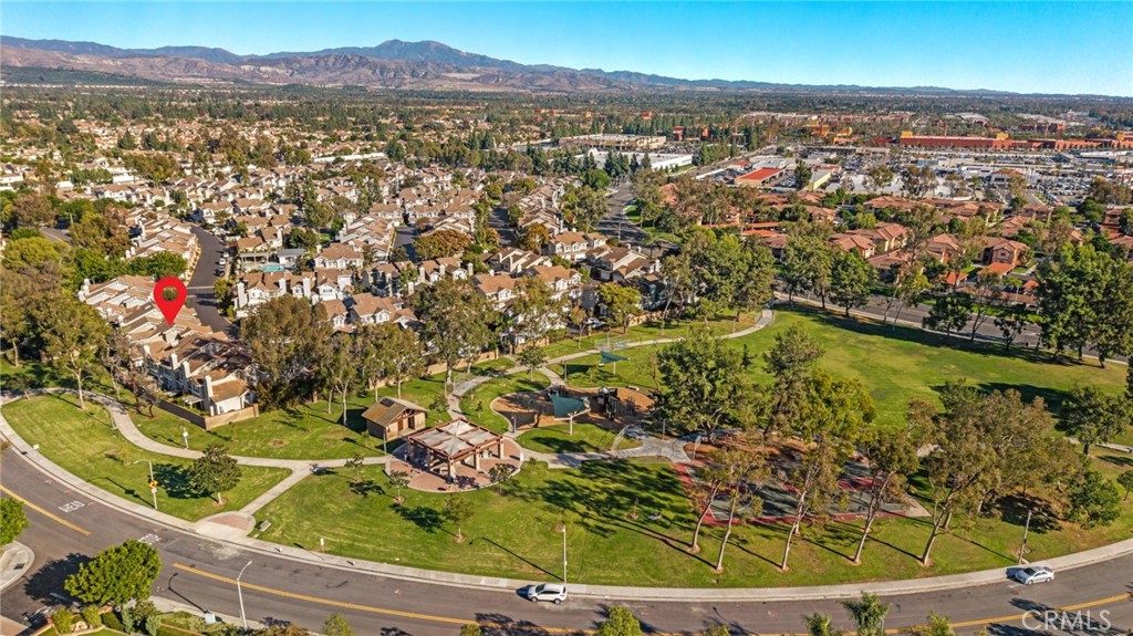 13615 Almond Street Tustin, CA 92782 - Photo 52 of 54 an aerial view of residential houses with outdoor space