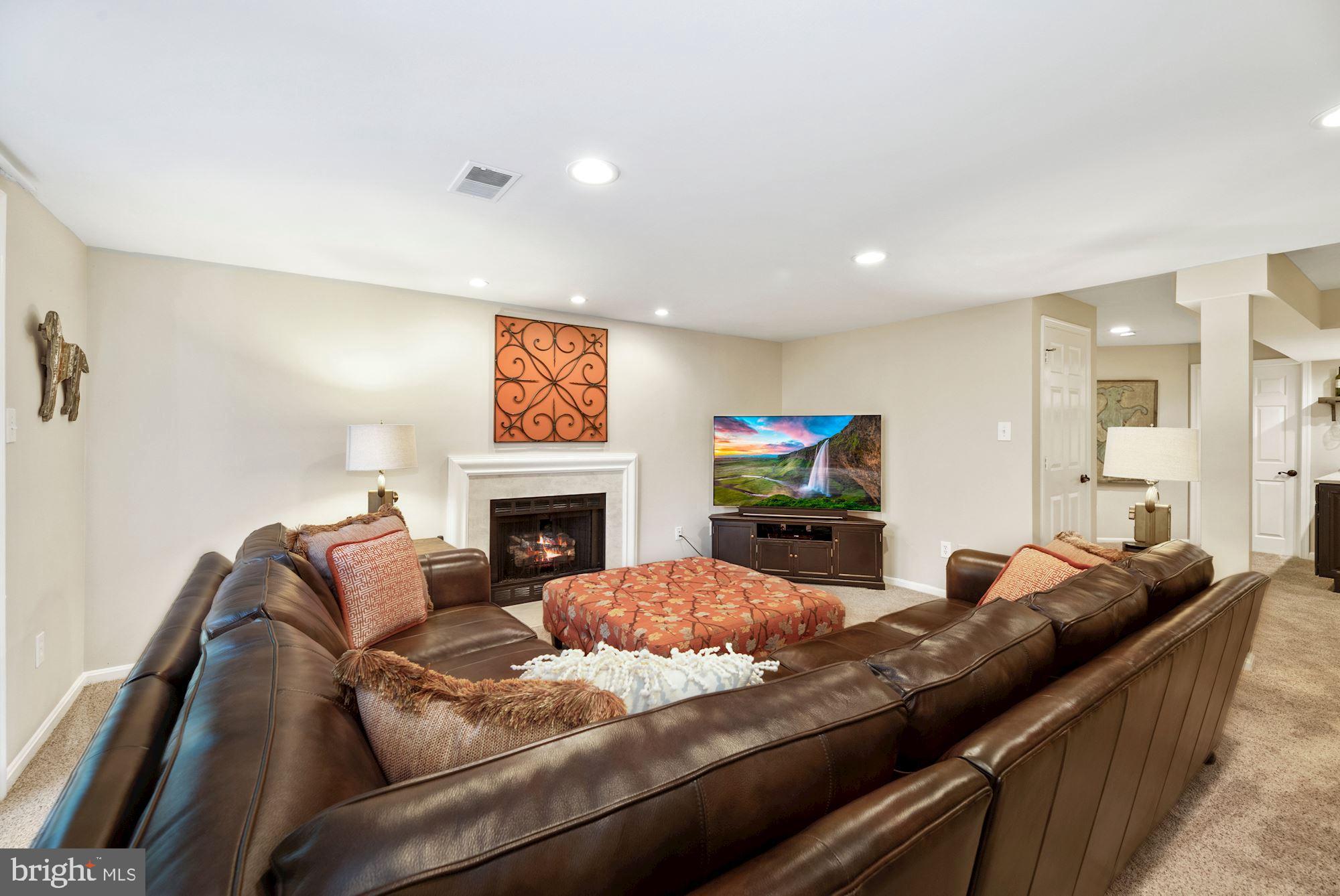 11408 Hollow Timber Way Reston, VA 20194 - Photo 36 of 71 Recreation Room w/ Gas Fireplace