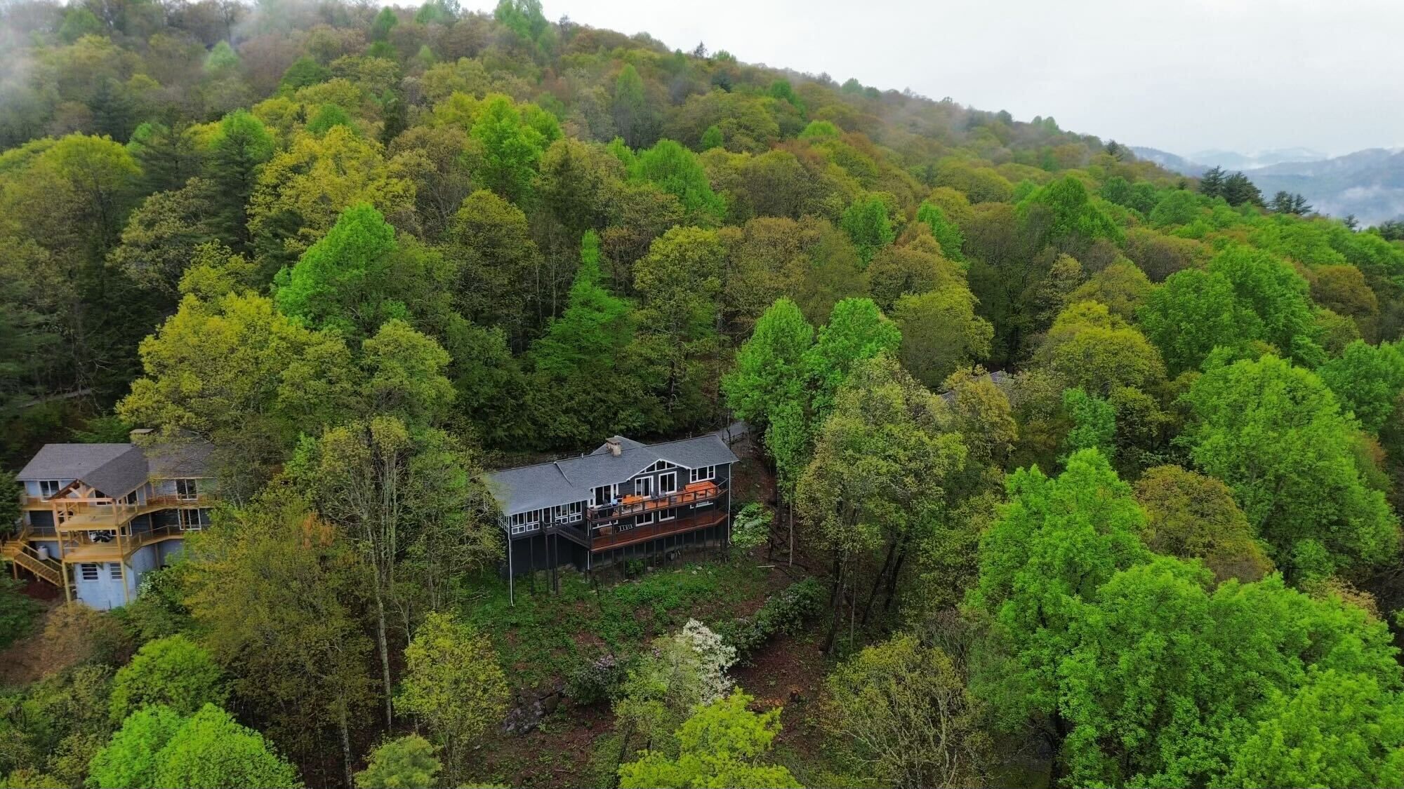 814 Dog Mountain Road Highlands, NC 28741 - Photo 1 of 63 Aerial View of Home