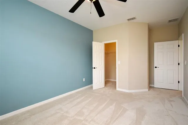 a view of a window in an empty room