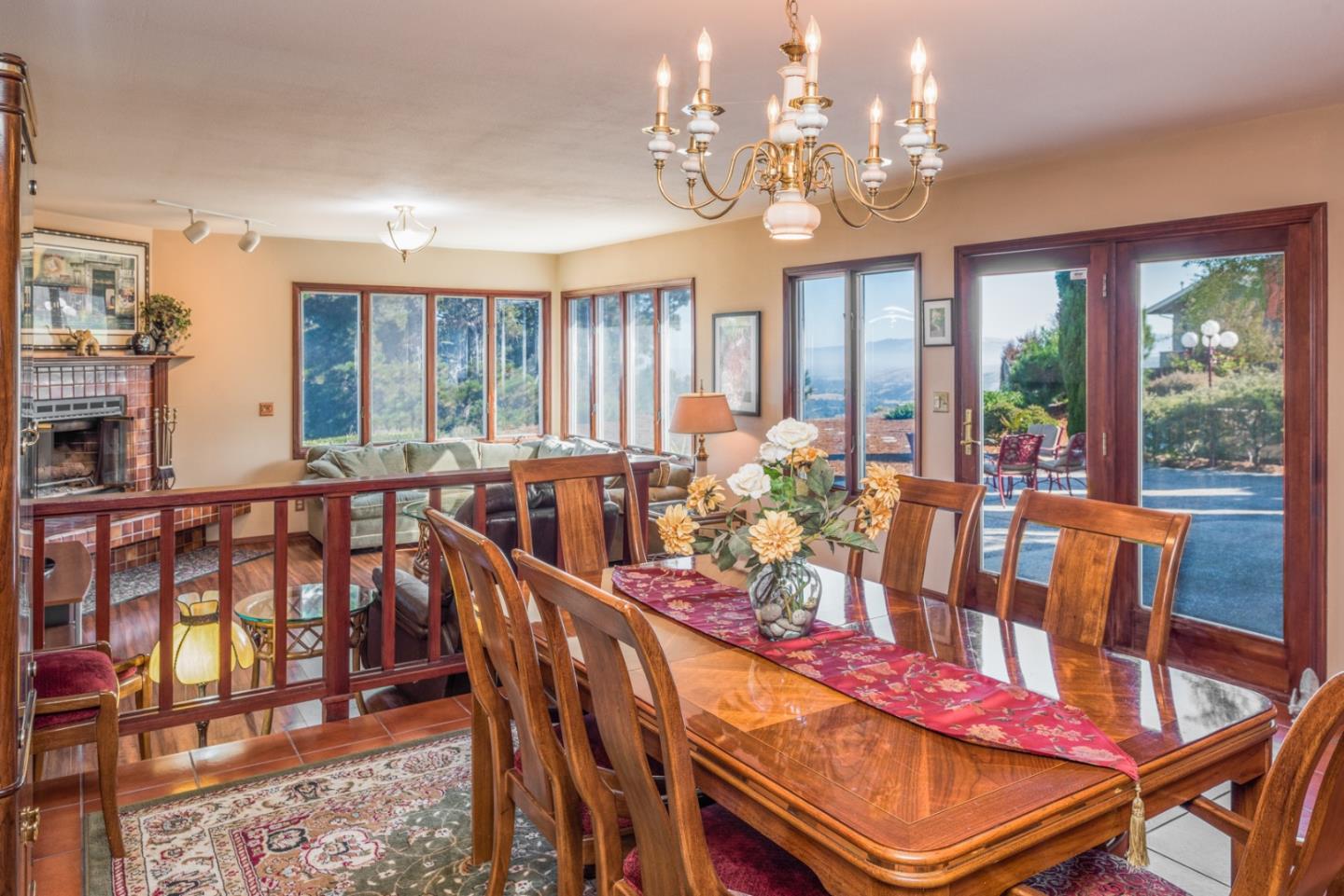 12765 Sundance Lane Carmel Valley, CA 93924 - Photo 13 of 43 a view of a dining room with furniture window and outside view