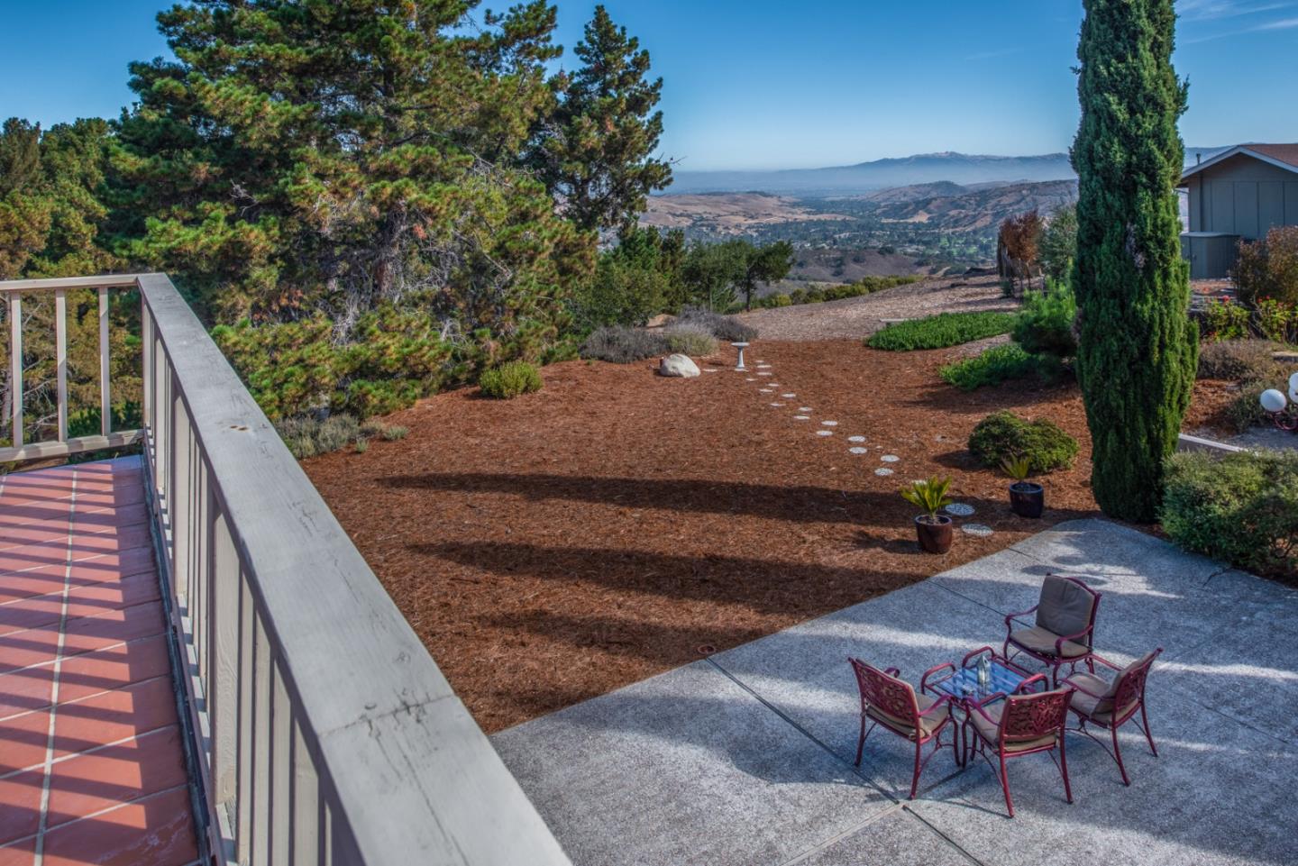 12765 Sundance Lane Carmel Valley, CA 93924 - Photo 29 of 43 a view of a backyard with sitting area