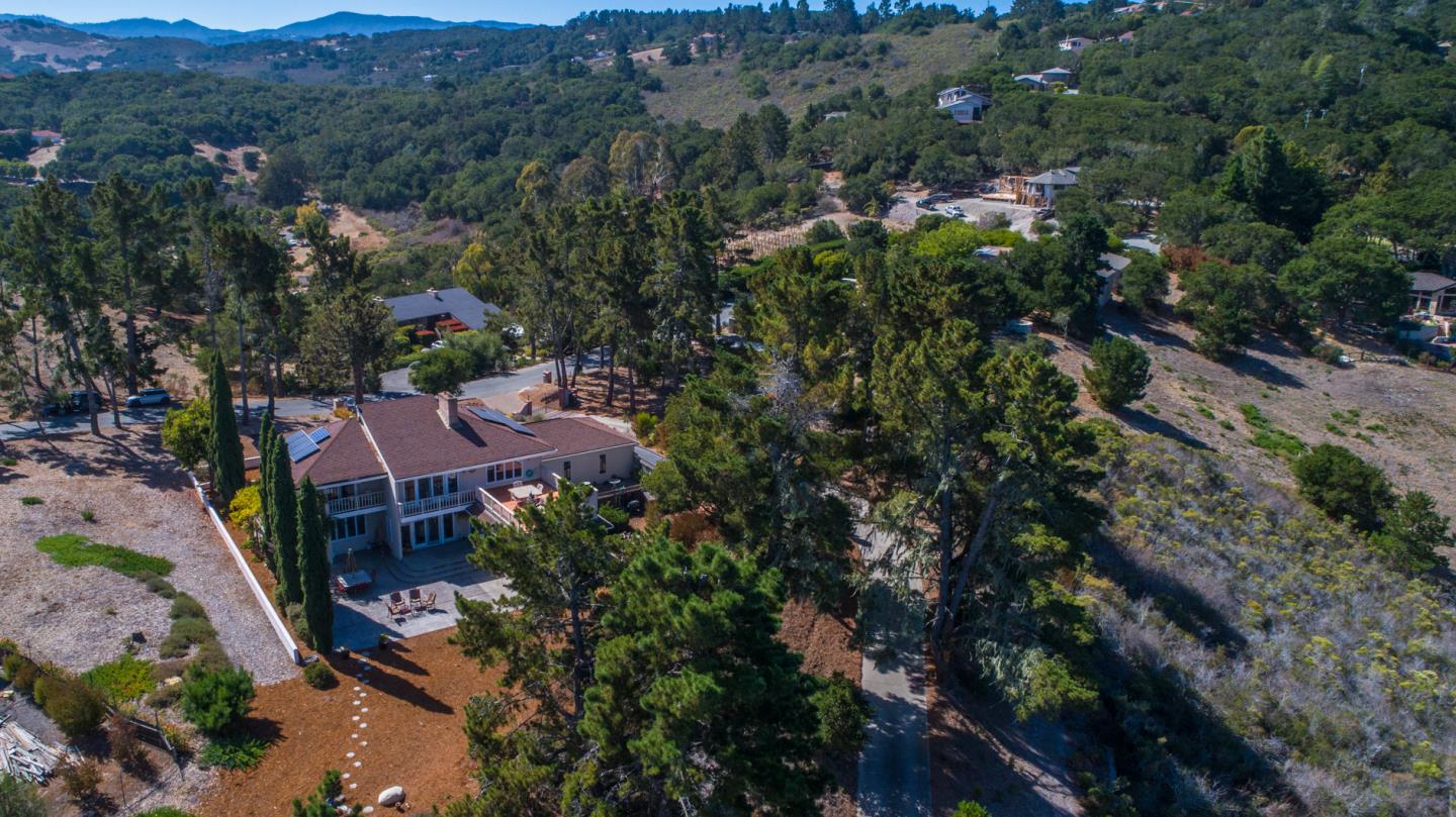 12765 Sundance Lane Carmel Valley, CA 93924 - Photo 36 of 43 an aerial view of house with yard