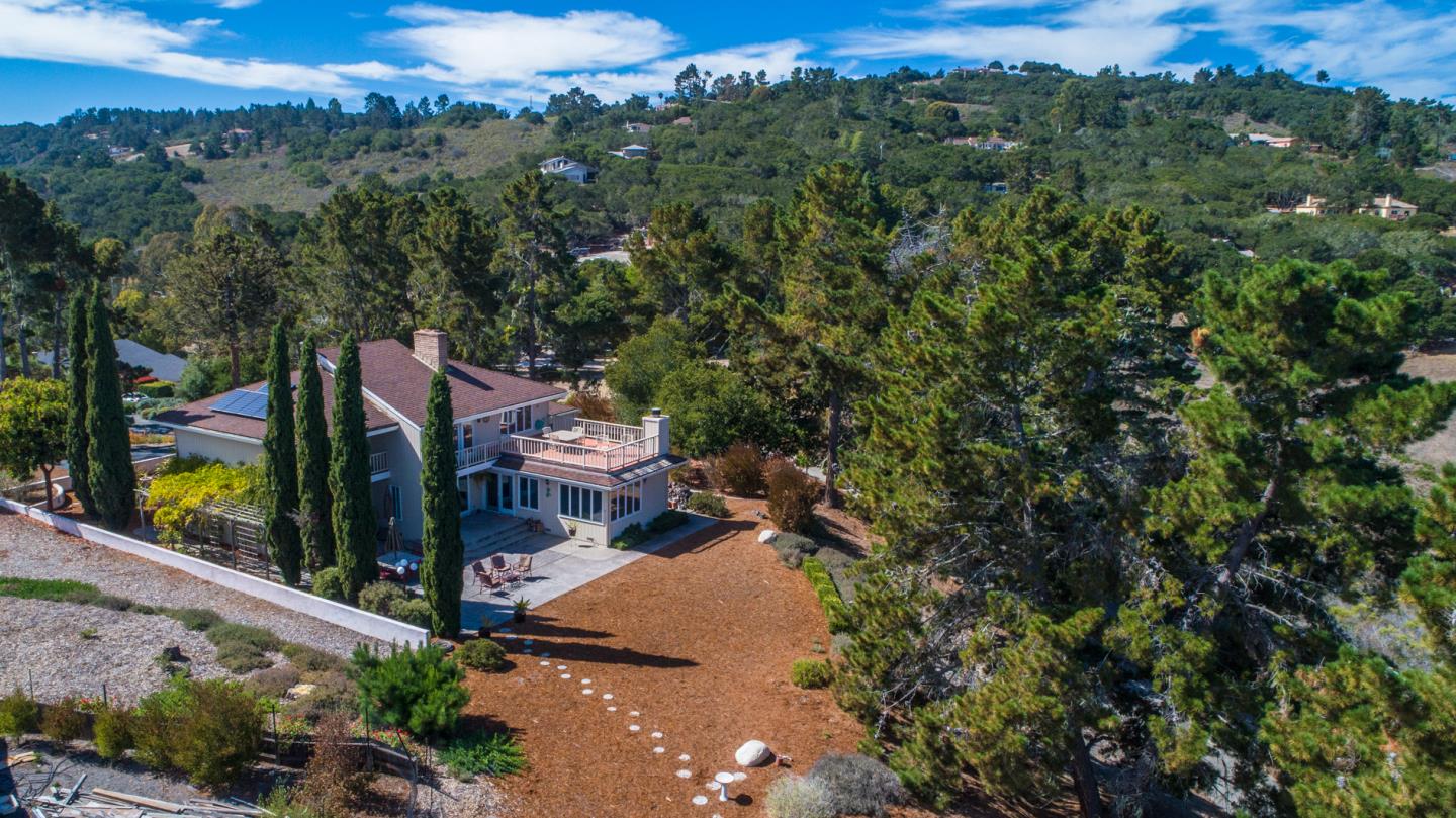 12765 Sundance Lane Carmel Valley, CA 93924 - Photo 37 of 43 an aerial view of residential houses with outdoor space and trees
