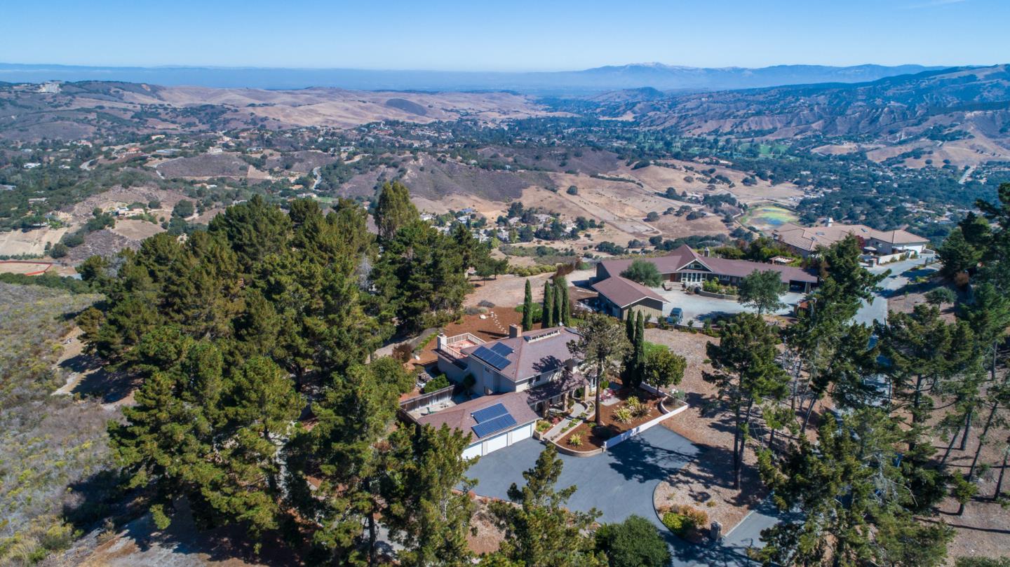 12765 Sundance Lane Carmel Valley, CA 93924 - Photo 39 of 43 an aerial view of residential houses with outdoor space and trees