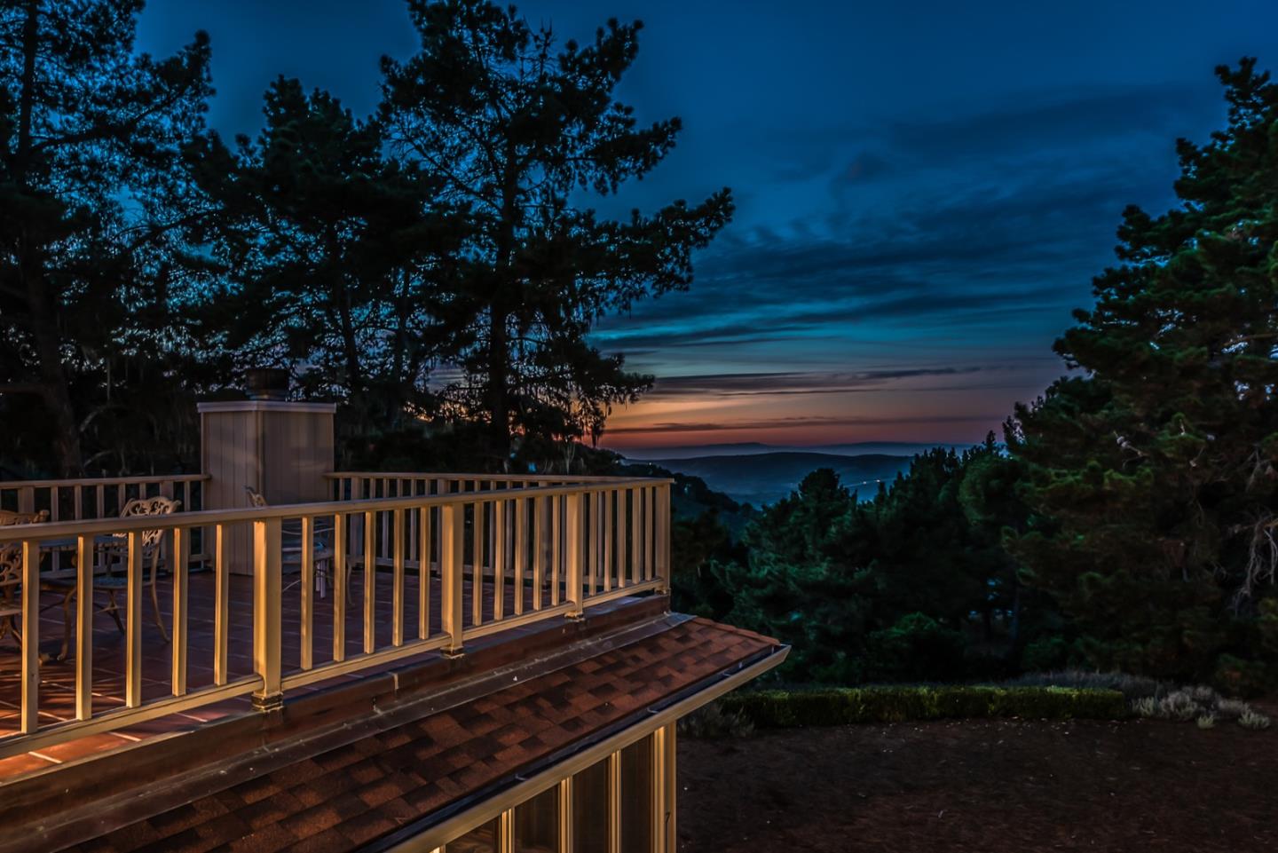 12765 Sundance Lane Carmel Valley, CA 93924 - Photo 42 of 43 a view of a backyard with a deck