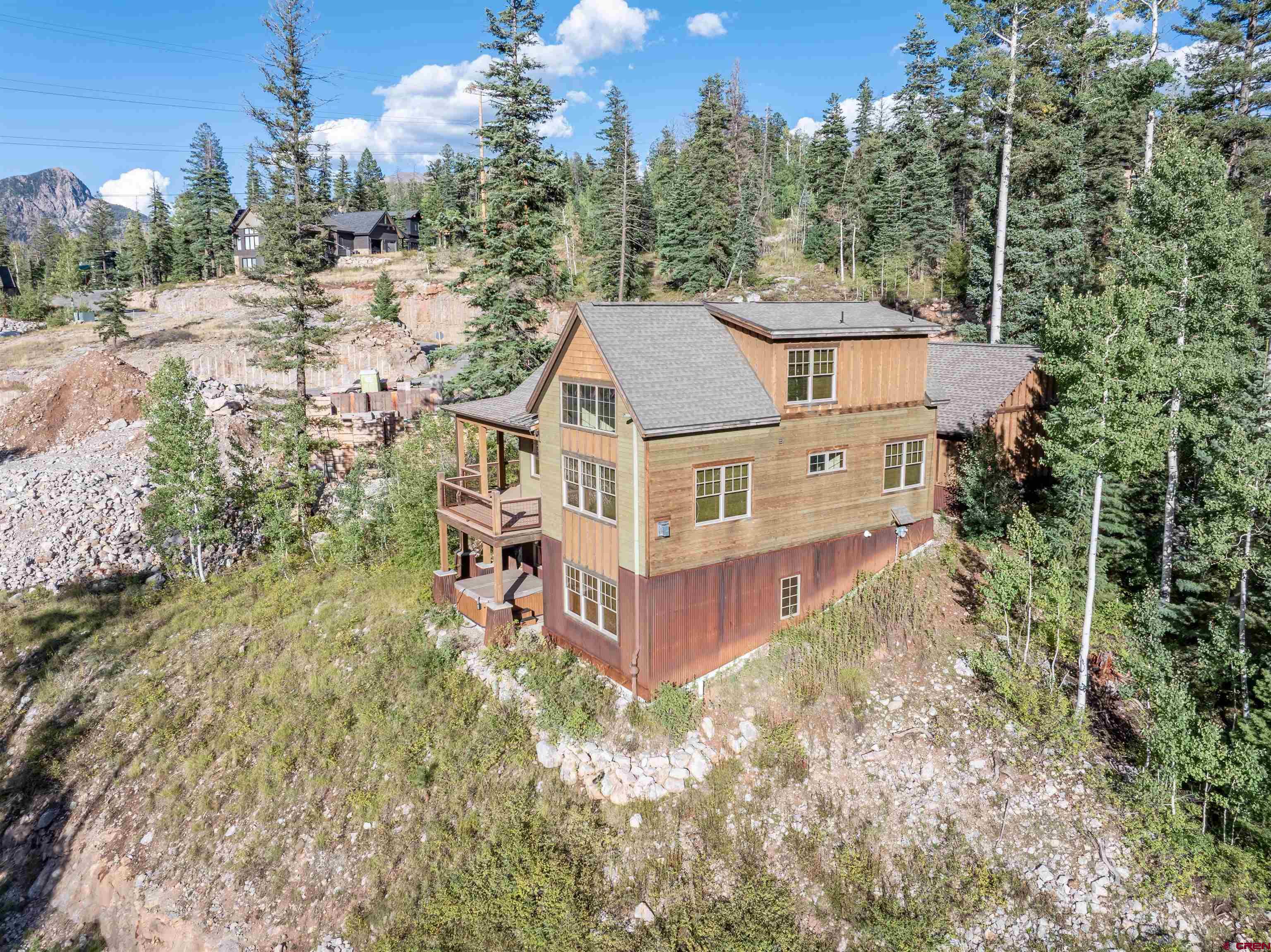 259 Engineer Drive Durango, CO 81301 - Photo 30 of 40 a aerial view of a house with a yard