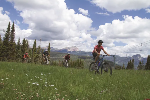 a view of balcony with wooden floor
