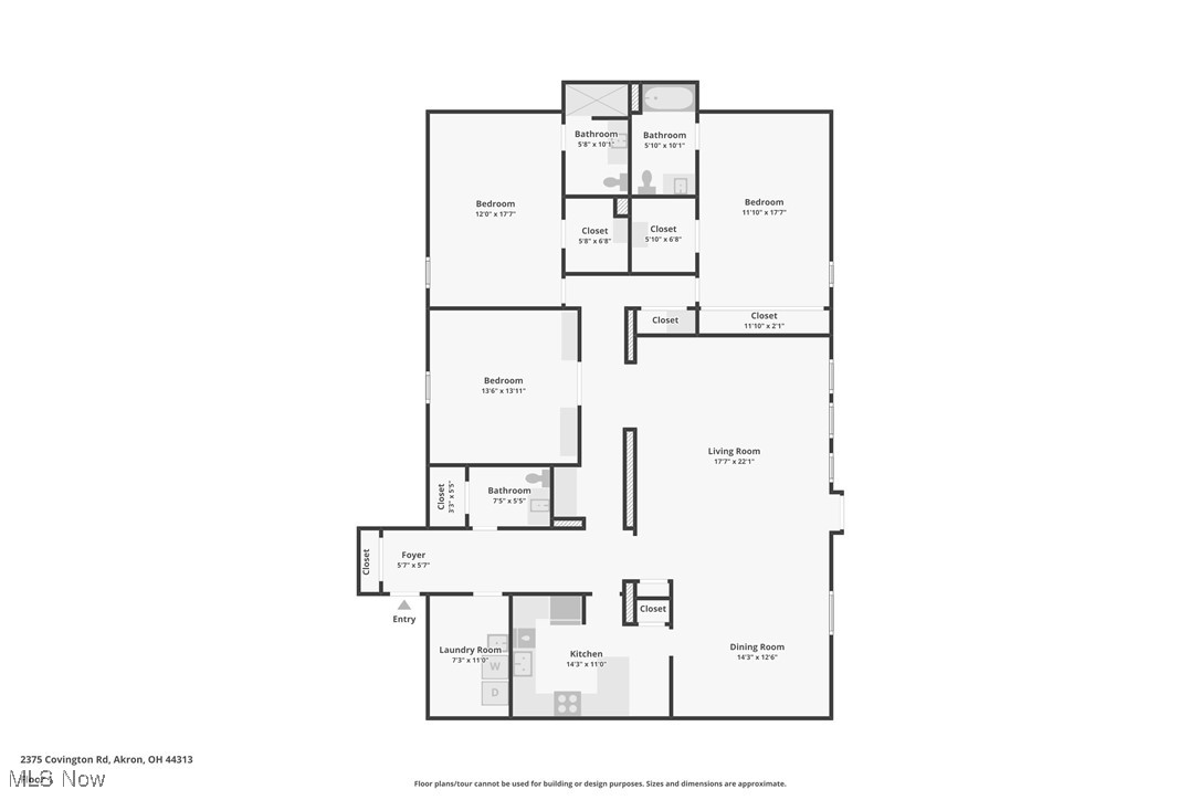 2375 Covington Road, Unit 311 Akron, OH 44313 - Photo 43 of 43 View of property floor plan