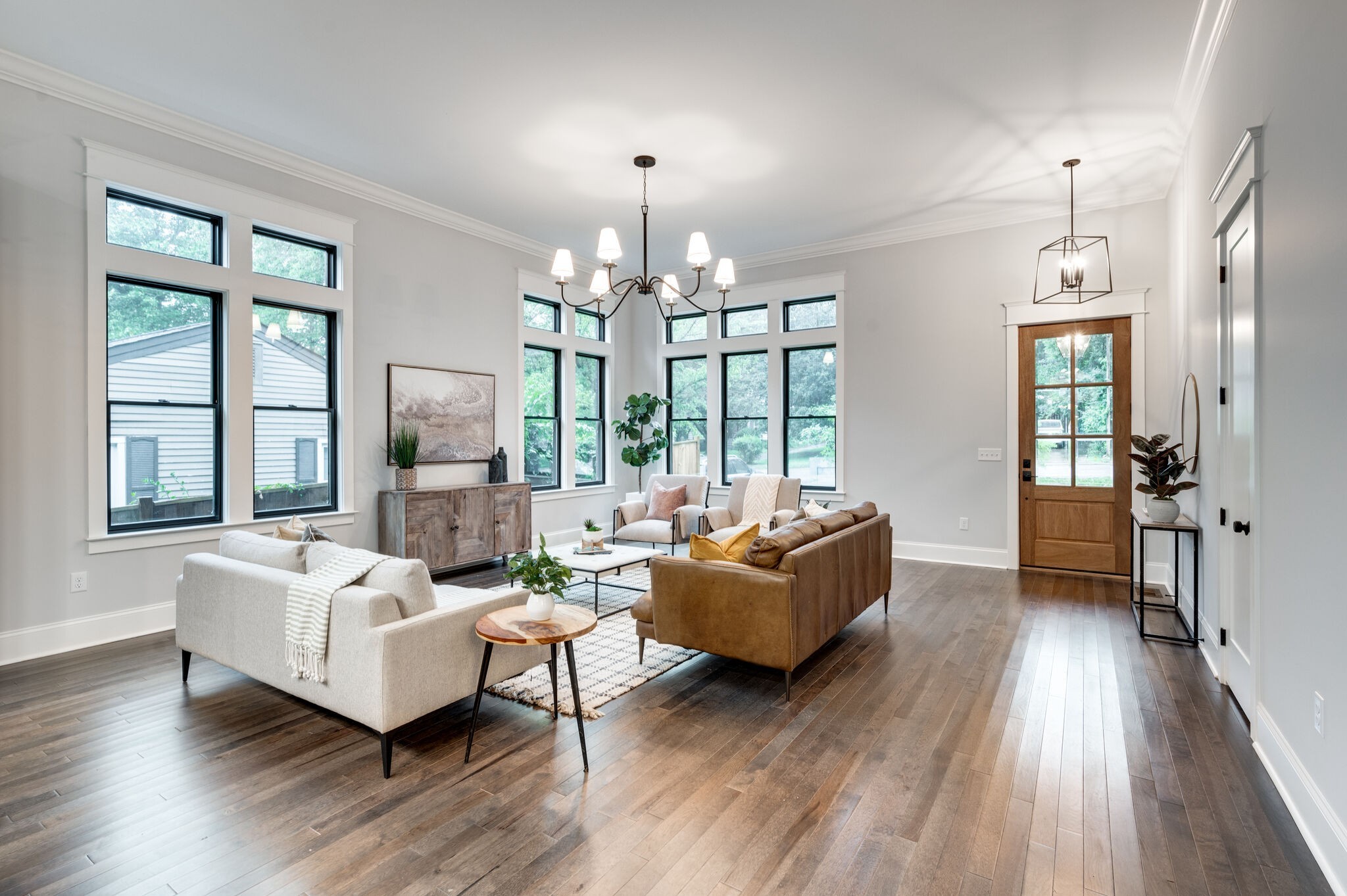 420 Lanier Drive Madison, TN 37115 - Photo 9 of 44 a living room with furniture and a chandelier