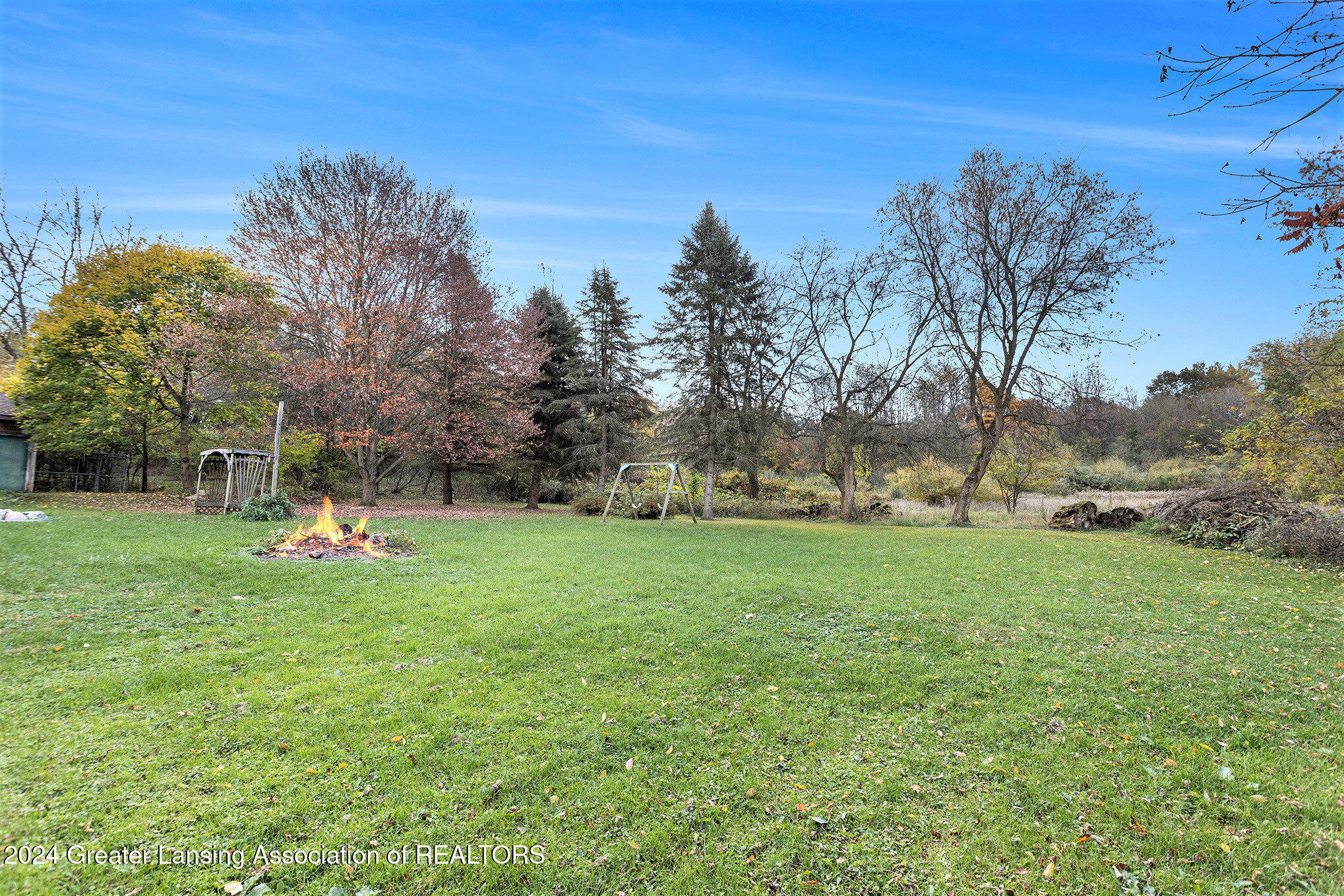8687 Keller Road Delton, MI 49046 - Photo 9 of 34 Backyard