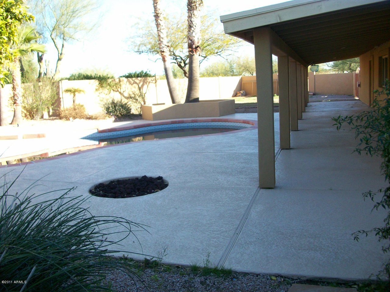 12222 East Doubletree Ranch Road Scottsdale, AZ 85259 - Photo 22 of 25 covered patio/fire pit