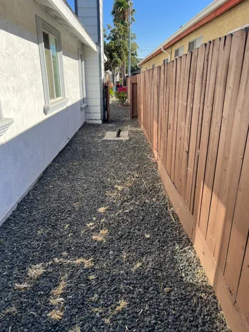 a view of a car garage