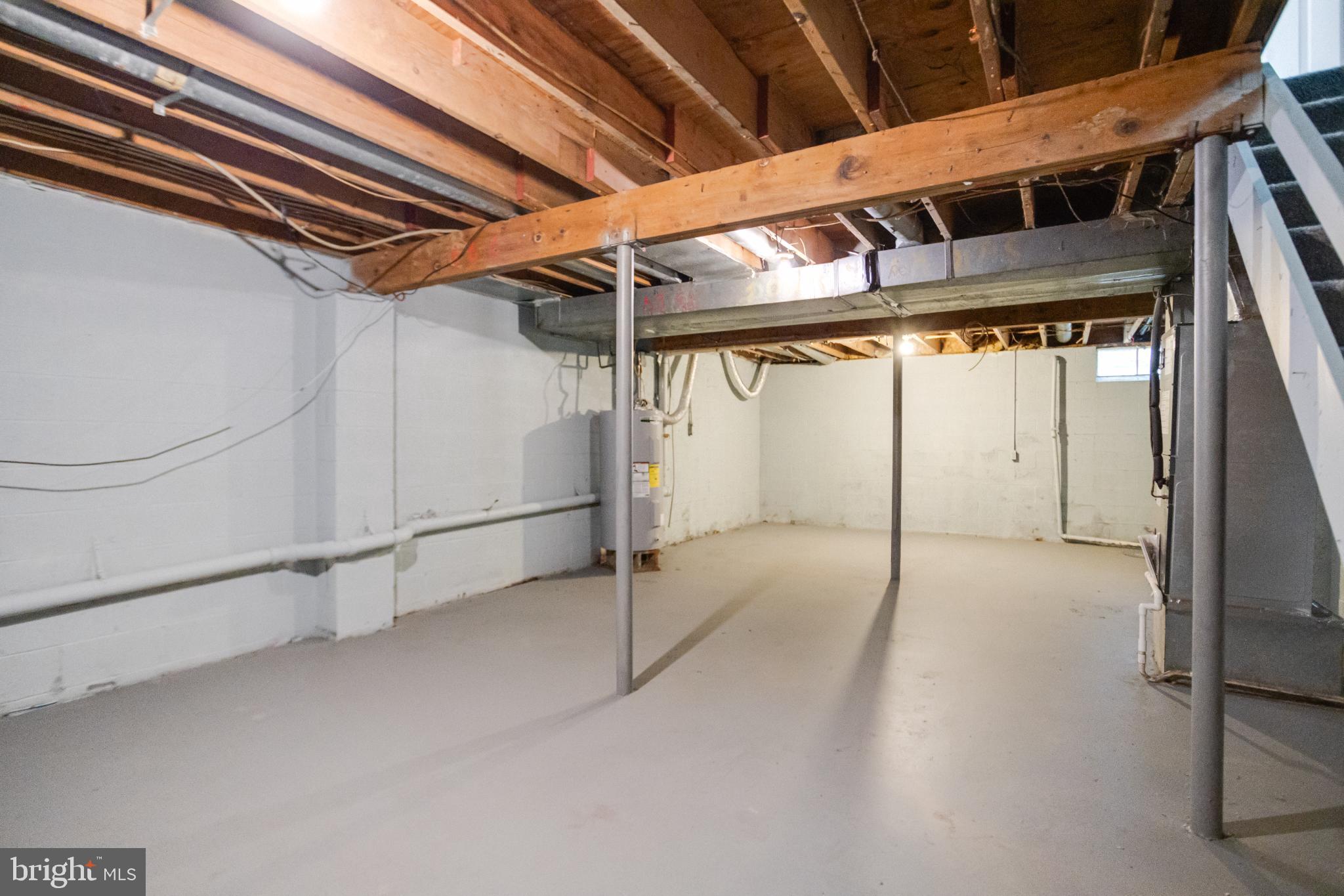 182 East Village Road Elkton, MD 21921 - Photo 35 of 42 Spacious, unfinished basement ready for ideas.