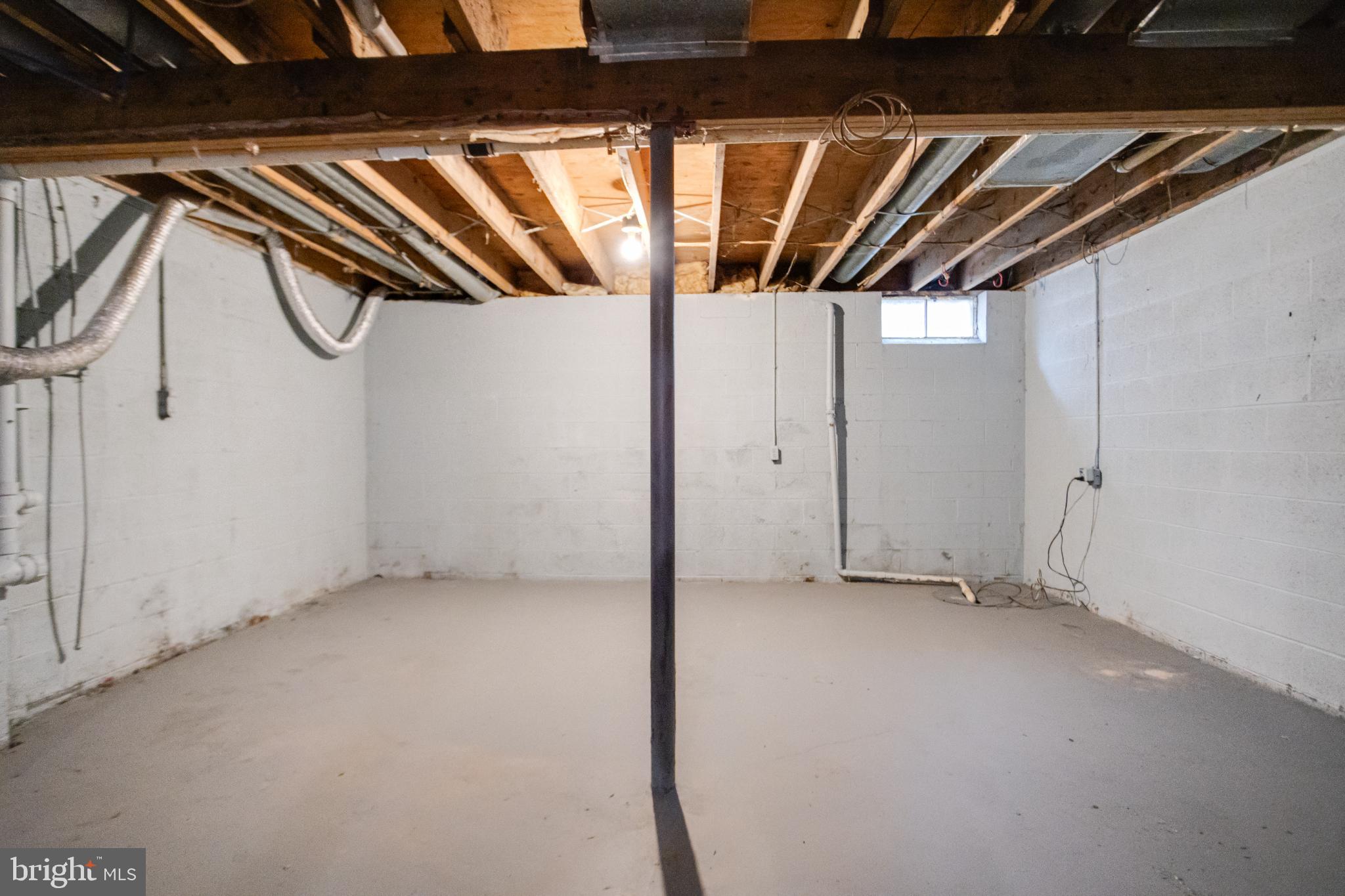 182 East Village Road Elkton, MD 21921 - Photo 37 of 42 Spacious, unfinished basement ready for ideas.