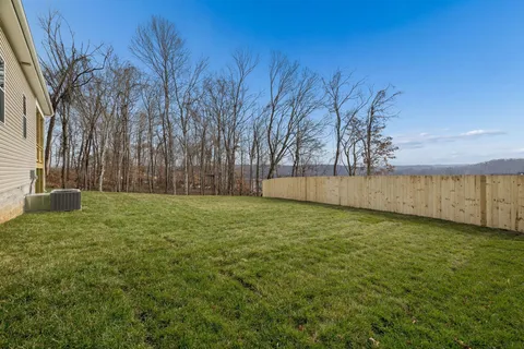 a backyard of a house