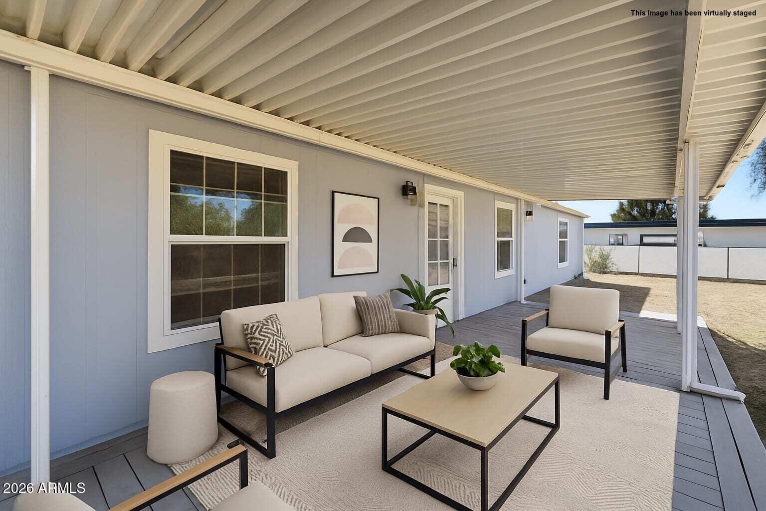 634 South 97th Way Mesa, AZ 85208 - Photo 22 of 24 Staged Back Patio