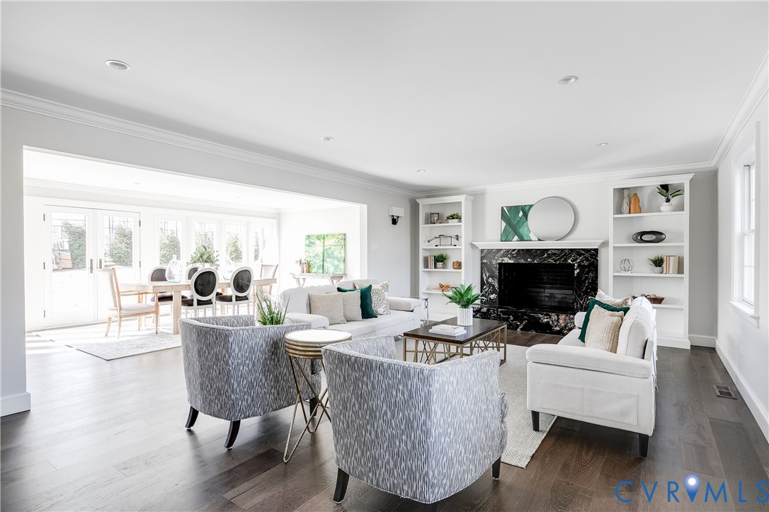 2540 Kentford Road Midlothian, VA 23113 - Photo 25 of 44 View of living room looking into dining area