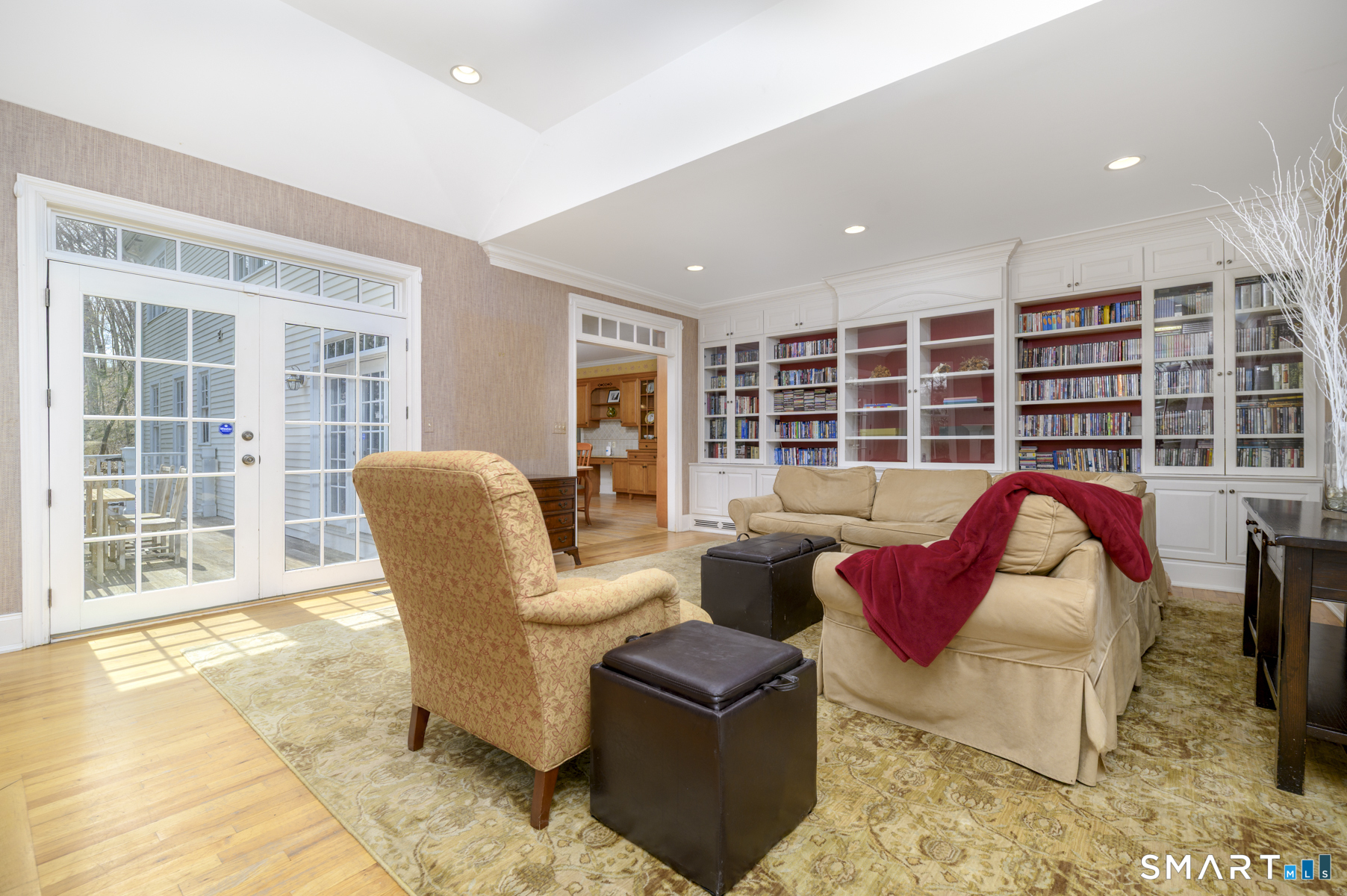 53 Wolfpit Road Wilton, CT 06897 - Photo 15 of 40 a living room with furniture and windows