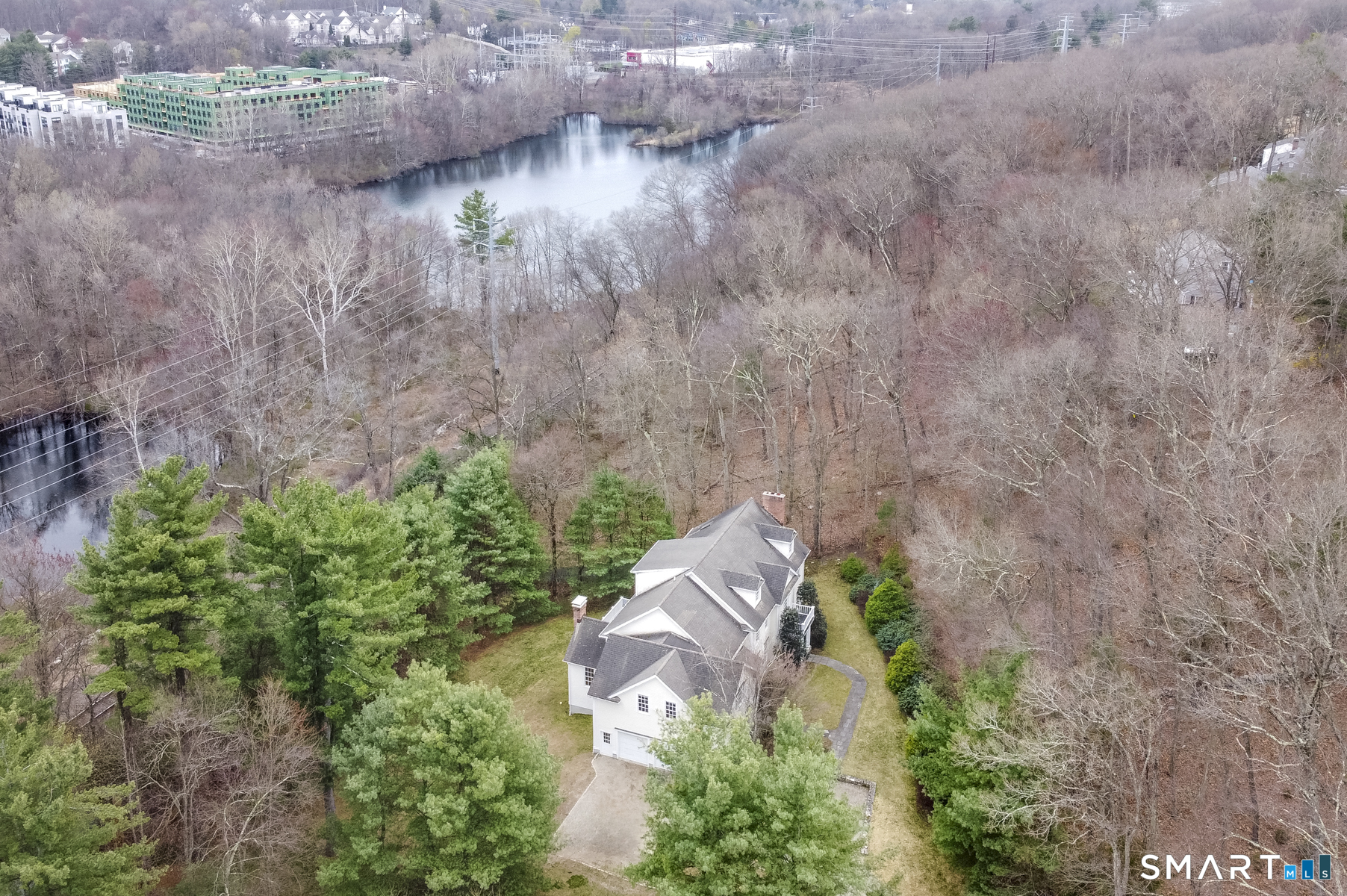 53 Wolfpit Road Wilton, CT 06897 - Photo 39 of 40 a view of a garden with a lake