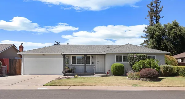 a view of a house with a patio
