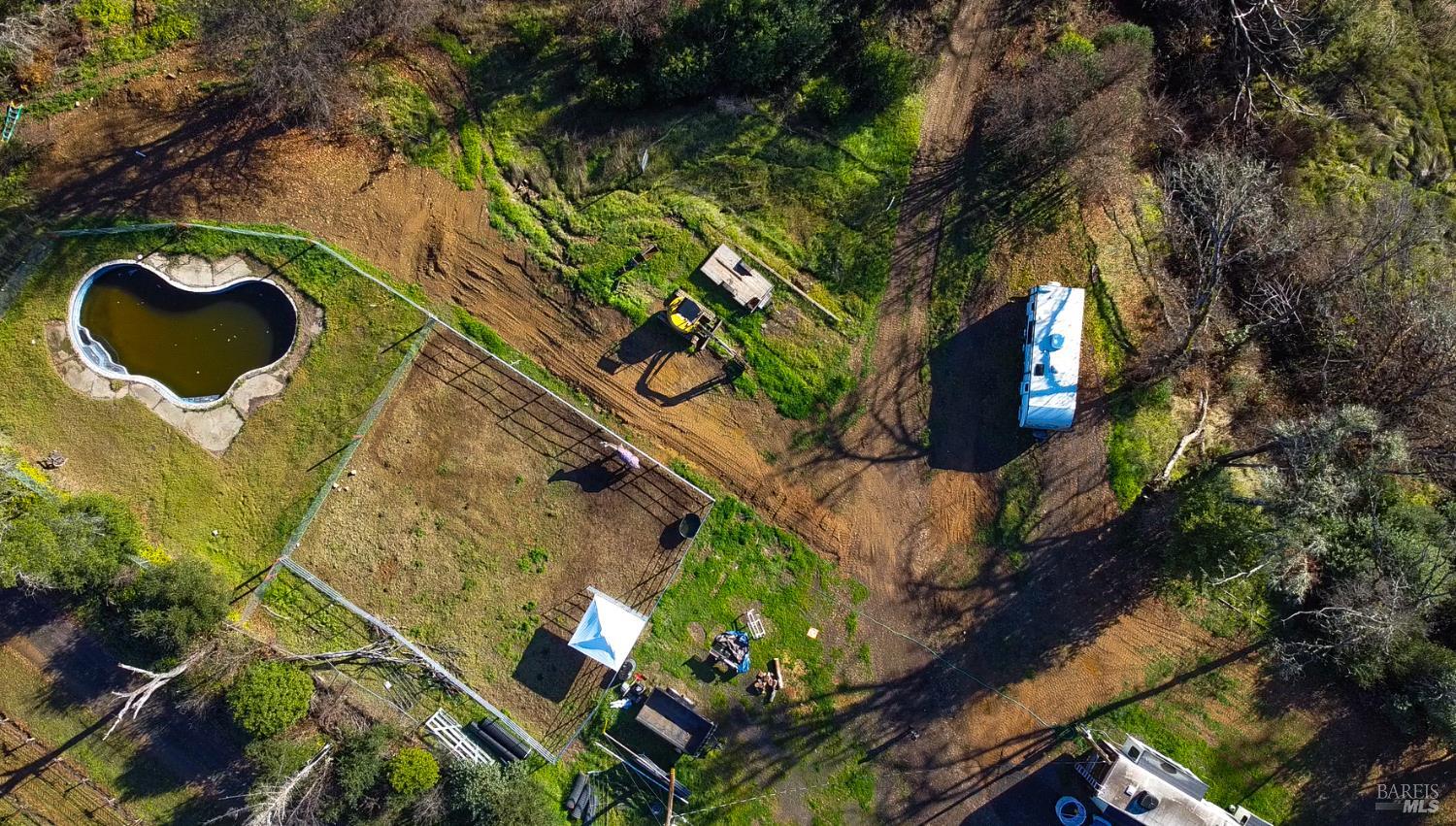 10379 West Road Redwood Valley, CA 95470 - Photo 2 of 14 an aerial view of a house swimming pool and outdoor space