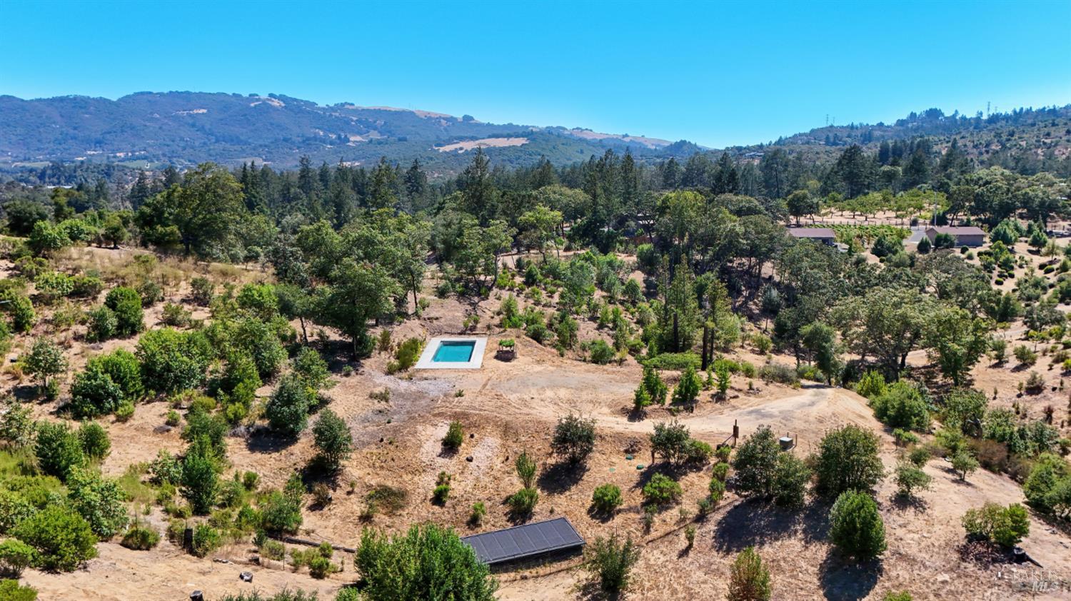 2050 Schultz Road Kenwood, CA 95452 - Photo 5 of 10 Photo digitally altered to repair part of pool surround