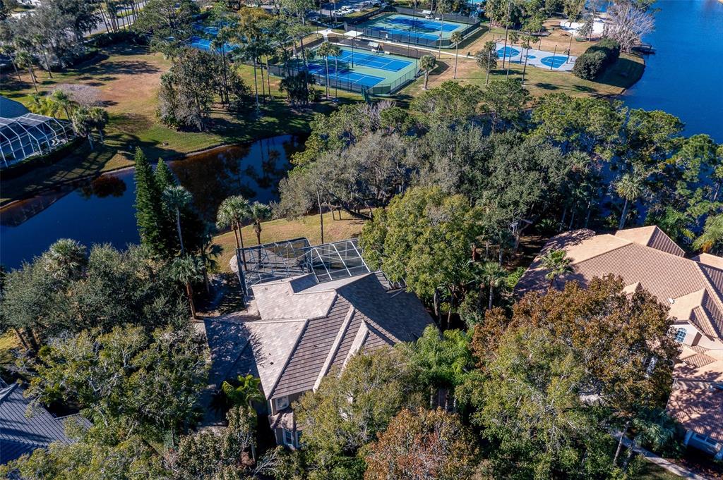 5331 Vista Club Run Sanford, FL 32771 - Photo 50 of 53 an aerial view of a house with a yard and lake view