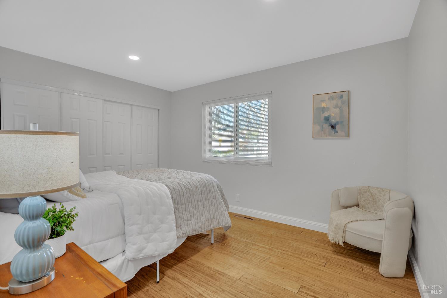 2785 Canyon Creek Drive San Ramon, CA 94583 - Photo 26 of 36 a bedroom with a bed and wooden floor