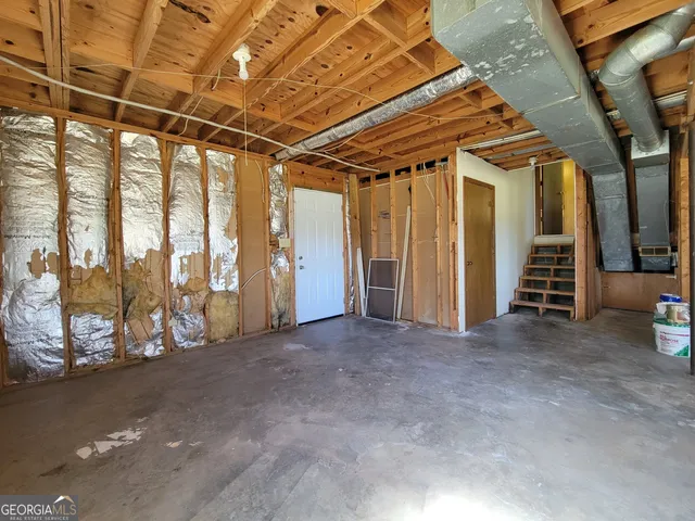 a view of an empty room