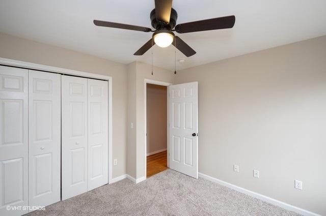 321 Pernello Road Ferrum, VA 24088 - Photo 13 of 25 an empty room with closet and a chandelier fan
