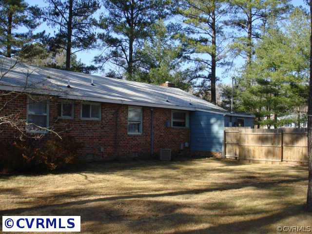 228 Treva Road Sandston, VA 23150 - Photo 2 of 10 Other - Rear Elevation, Private back yard