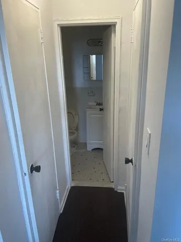 a bathroom with a toilet and a sink