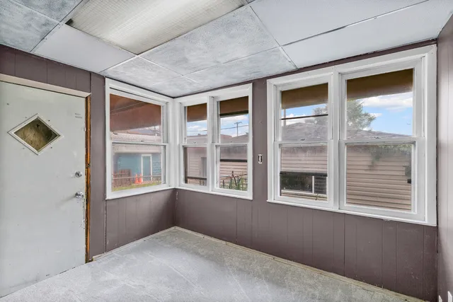 a view of storage and utility room