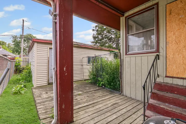a view of a door front of house