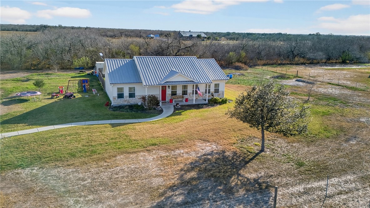 20401 County Road 1740 Mathis, TX 78368 - Photo 33 of 35 an aerial view of a house