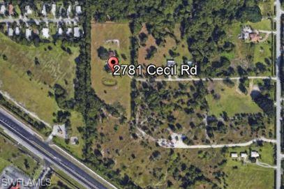 2781 Cecil Road Naples, FL 34114 - Photo 1 of 18 Aerial of the 5 acre site and home near US 41 East in high growth corridor