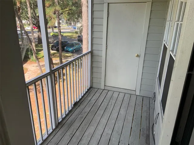a view of a house with wooden floor