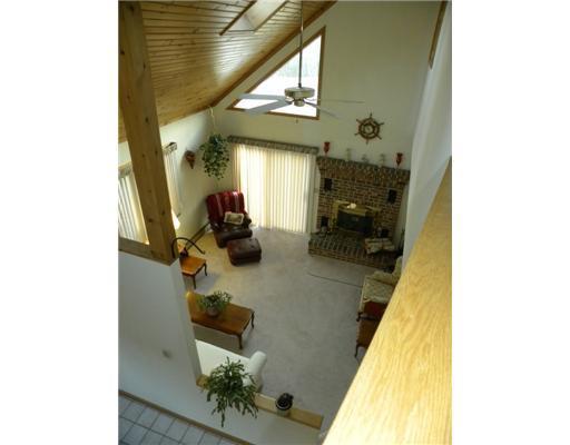310 Lovewell Pond Road Fryeburg, ME 04037 - Photo 12 of 25 Living Room. Looking Down From Upstairs