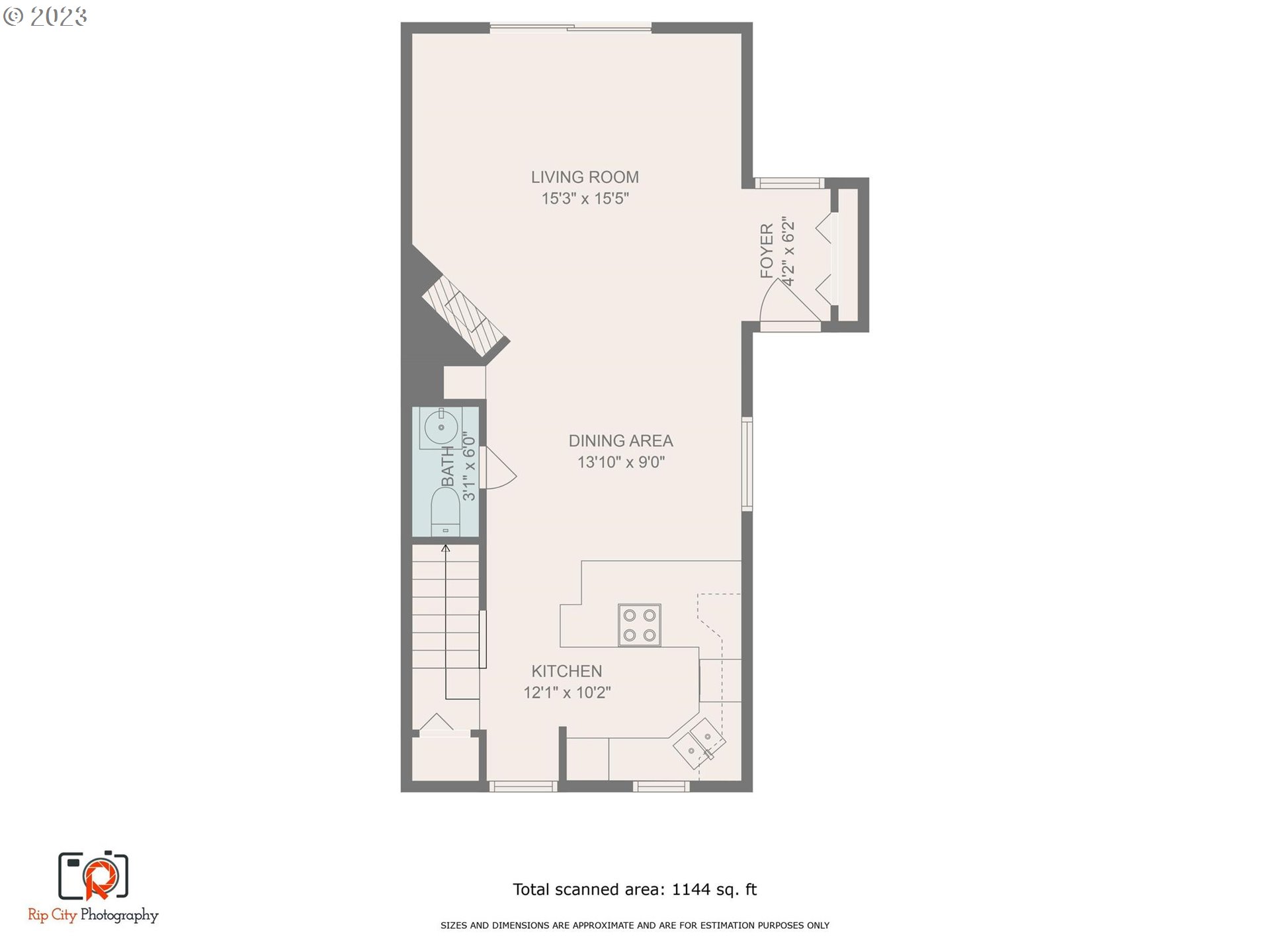 2785 Northwest Upshur Street, Unit B Portland, OR 97210 - Photo 33 of 35 a picture of a floor plan