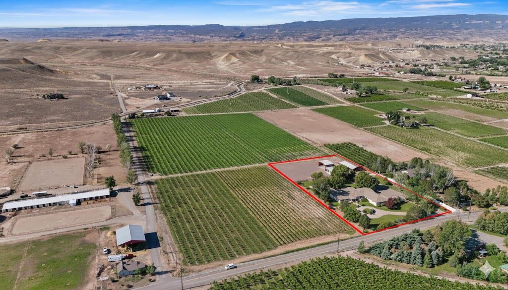 3339 C Road Palisade, CO 81526 - Photo 37 of 39 an aerial view of a football ground
