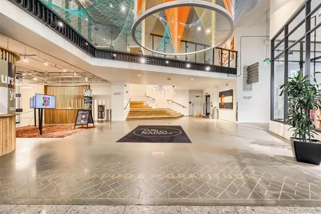 a view of lobby with furniture