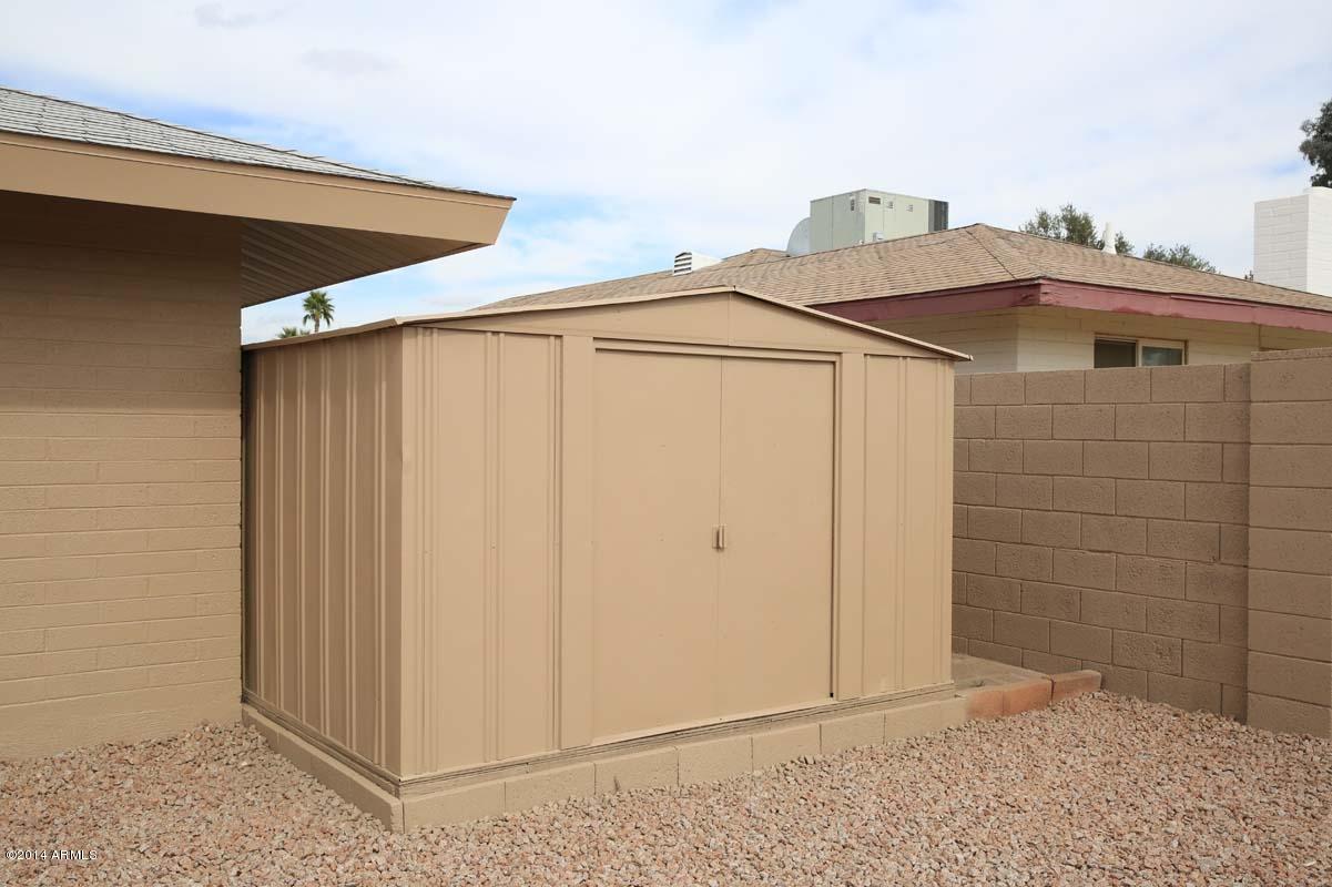8213 East Chaparral Road Scottsdale, AZ 85250 - Photo 20 of 30 Backyard-Shed