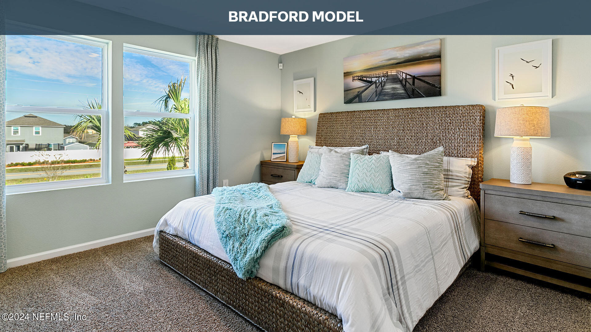 3523 Prairie Wind Court Middleburg, FL 32068 - Photo 14 of 30 a bedroom with a bed and a painting on the wall