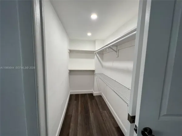 a view of empty room