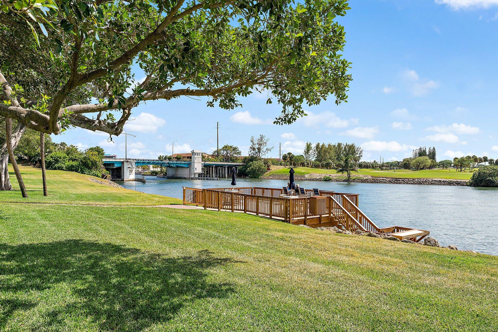 300 Golfview Road, Unit 502 North Palm Beach, FL 33408 - Photo 25 of 35 Community Dock_300GolfviewRd502