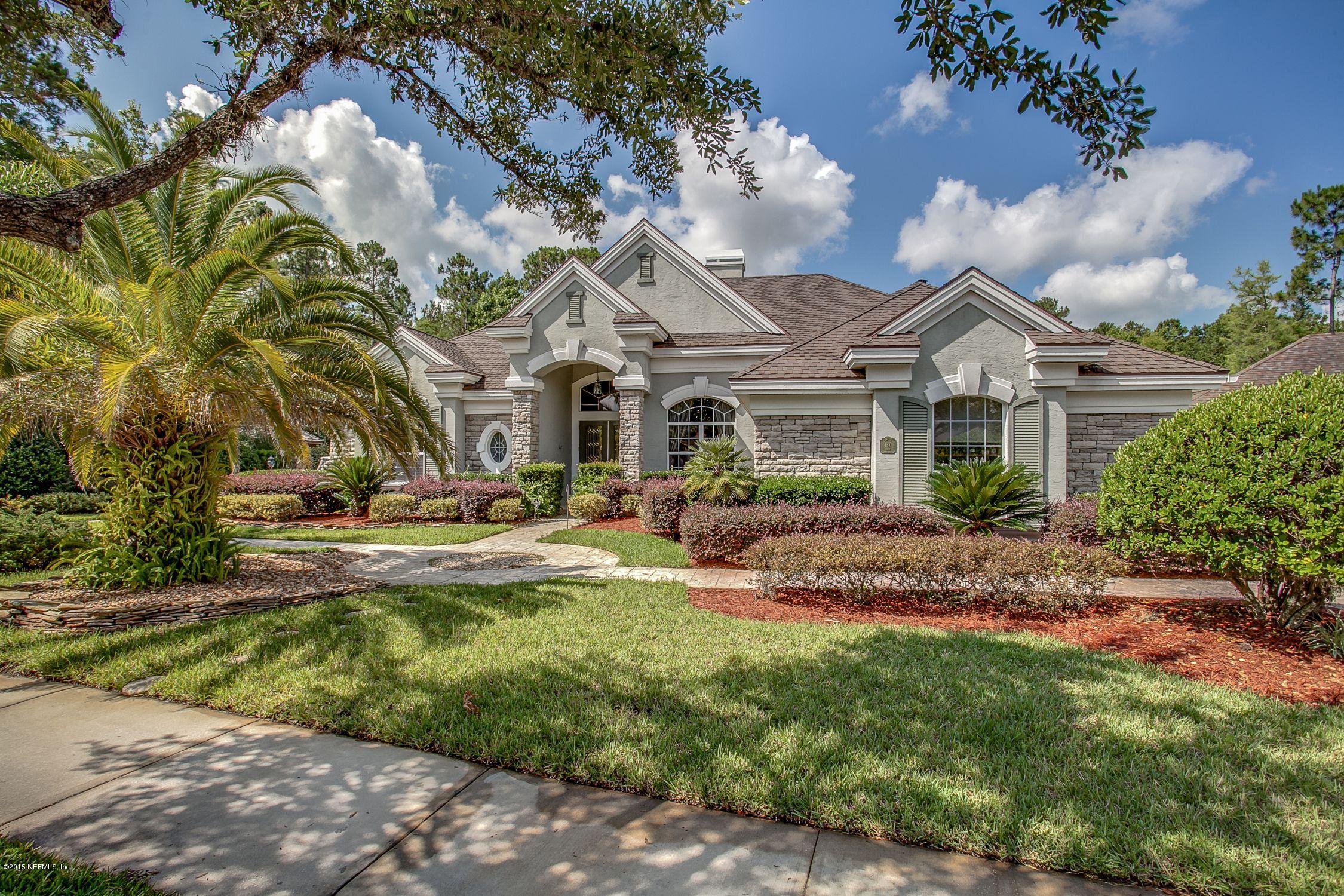 137 Pinehurst Pointe Drive St. Augustine, FL 32092 - Photo 40 of 48 a view of a house with swimming pool and sitting area