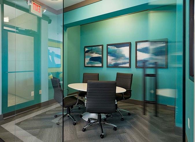 3645 Habersham Road Northeast, Unit 1B1BA Atlanta, GA 30305 - Photo 15 of 16 a workspace with furniture and a window