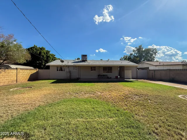 a view of an outdoor space and a yard